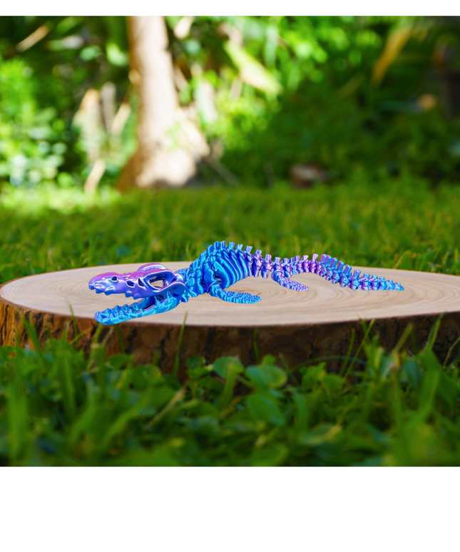 Mosasaurio Articulado Impreso en 3D | 33 Articulaciones | Toyverse 3D