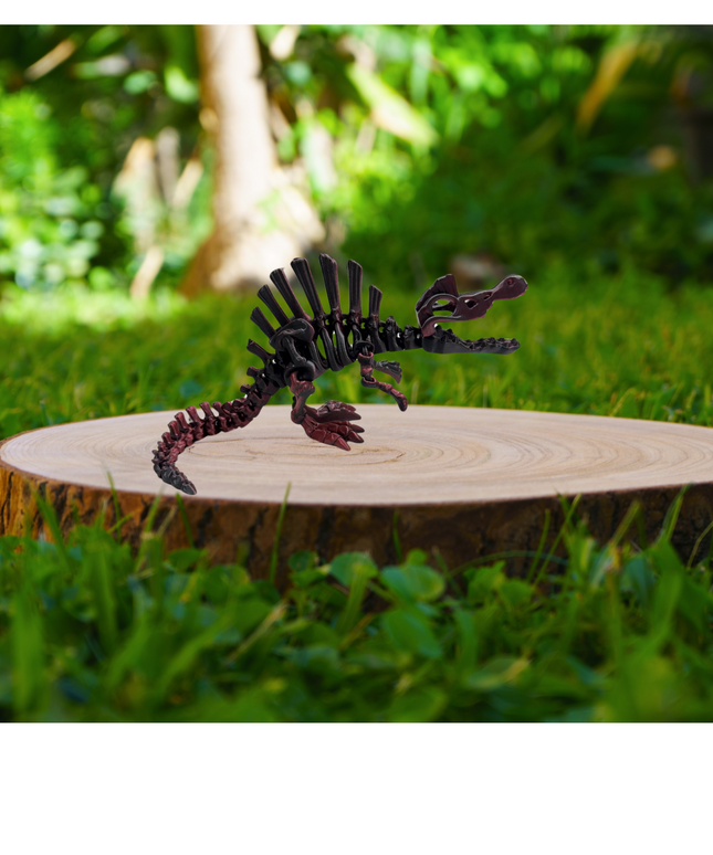 Espinosaurio Articulado Impreso en 3D | 29 Articulaciones | Toyverse 3D