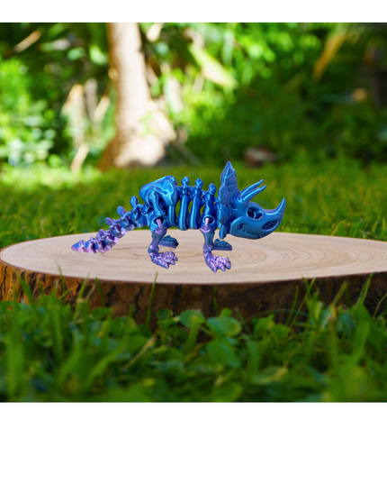 Triceratops Articulado Impreso en 3D | 12 Articulaciones | Toyverse 3D