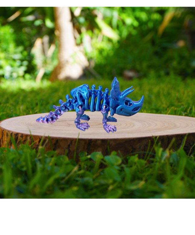 Triceratops Articulado Impreso en 3D | 12 Articulaciones | Toyverse 3D