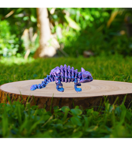 Anquilosaurio Articulado Impreso en 3D | 19 Articulaciones | Toyverse 3D