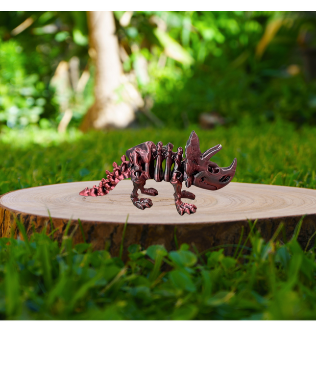 Triceratops Articulado Impreso en 3D | 12 Articulaciones | Toyverse 3D