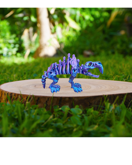 Tigre de Sable Articulado Impreso en 3D | 18 Articulaciones | Toyverse 3D