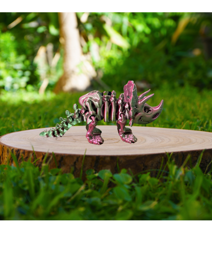 Triceratops Articulado Impreso en 3D | 12 Articulaciones | Toyverse 3D