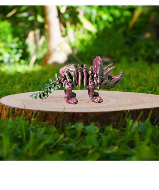 Triceratops Articulado Impreso en 3D | 12 Articulaciones | Toyverse 3D