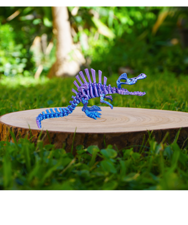 Espinosaurio Articulado Impreso en 3D | 29 Articulaciones | Toyverse 3D