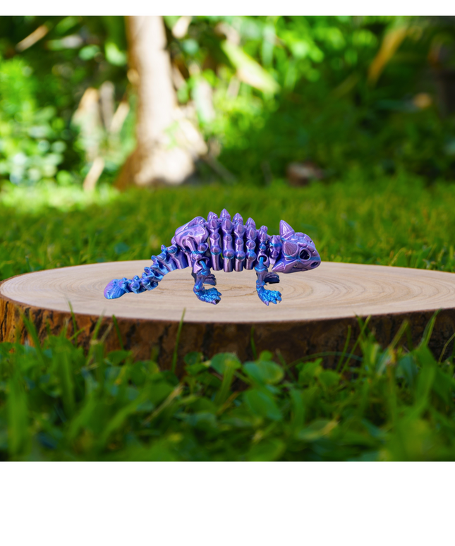 Anquilosaurio Articulado Impreso en 3D | 19 Articulaciones | Toyverse 3D