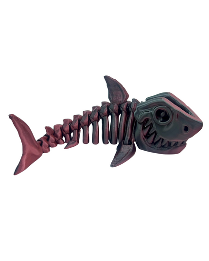 Megalodón Articulado Impreso en 3D | 14 Articulaciones | Toyverse 3D