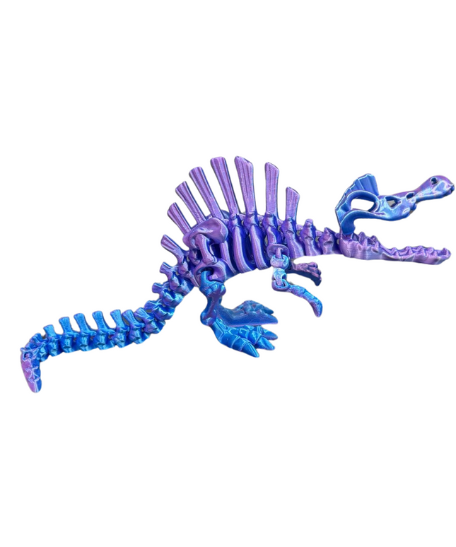 Espinosaurio Articulado Impreso en 3D | 29 Articulaciones | Toyverse 3D
