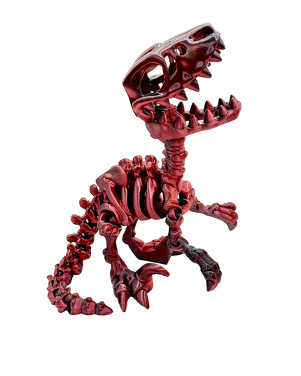 Velociraptor Articulado Impreso en 3D | 22 Articulaciones | Toyverse 3D