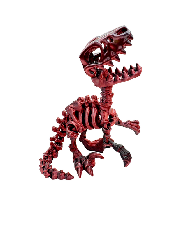 Velociraptor Articulado Impreso en 3D | 22 Articulaciones | Toyverse 3D