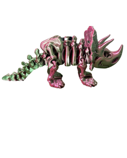 Triceratops Articulado Impreso en 3D | 12 Articulaciones | Toyverse 3D