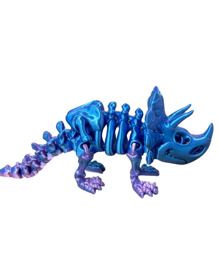 Triceratops Articulado Impreso en 3D | 12 Articulaciones | Toyverse 3D