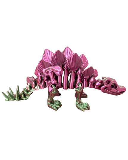 Estegosaurio Articulado Impreso en 3D | 17 Articulaciones | Toyverse 3D