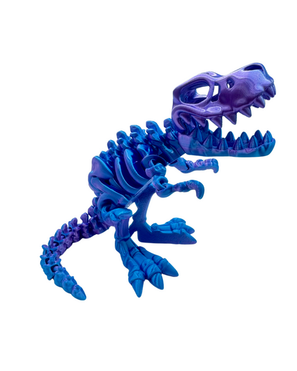 T-Rex Articulado Impreso en 3D | Dinosaurio Flexible de 25 Articulaciones | Toyverse 3D