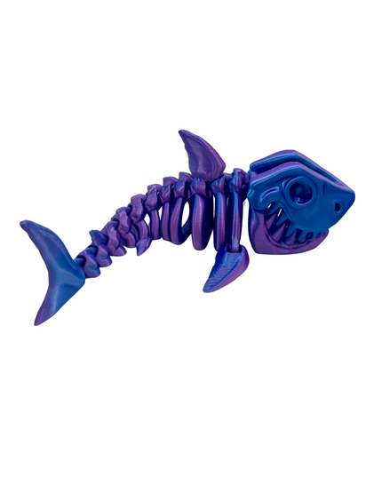 Megalodón Articulado Impreso en 3D | 14 Articulaciones | Toyverse 3D