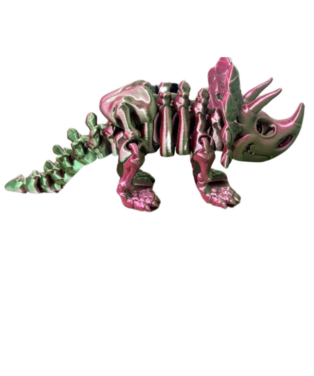 Triceratops Articulado Impreso en 3D | 12 Articulaciones | Toyverse 3D