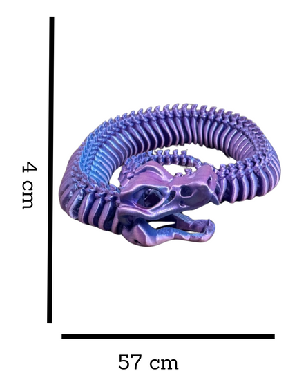 Serpiente Articulada Impresa en 3D | 38 Articulaciones | Toyverse 3D