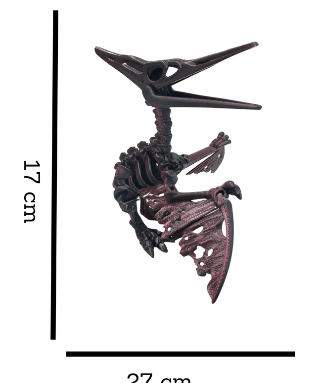 Pteranodon Articulado Impreso en 3D | 15 Articulaciones | Toyverse 3D