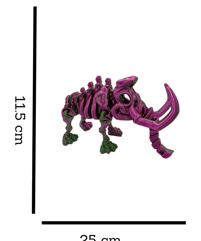 Mamut Articulado Impreso en 3D | 18 Articulaciones | Toyverse 3D