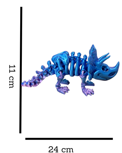 Triceratops Articulado Impreso en 3D | 12 Articulaciones | Toyverse 3D