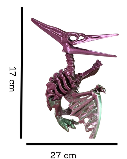 Pteranodon Articulado Impreso en 3D | 15 Articulaciones | Toyverse 3D