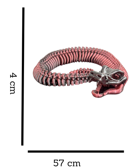 Serpiente Articulada Impresa en 3D | 38 Articulaciones | Toyverse 3D