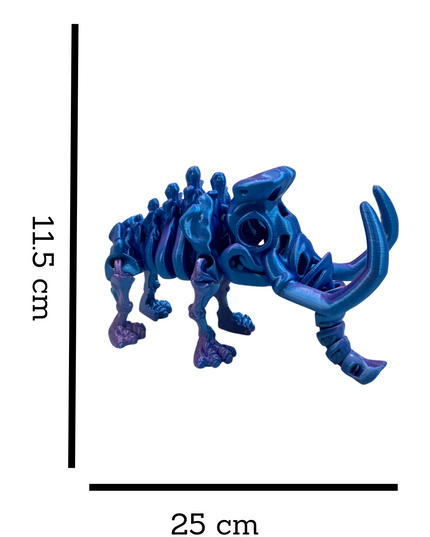 Mamut Articulado Impreso en 3D | 18 Articulaciones | Toyverse 3D