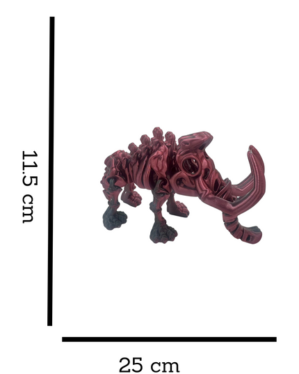 Mamut Articulado Impreso en 3D | 18 Articulaciones | Toyverse 3D