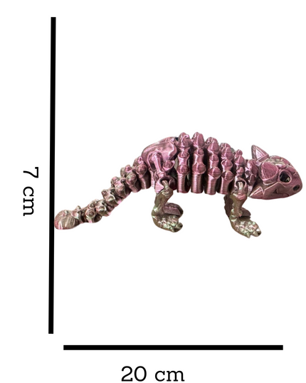 Anquilosaurio Articulado Impreso en 3D | 19 Articulaciones | Toyverse 3D