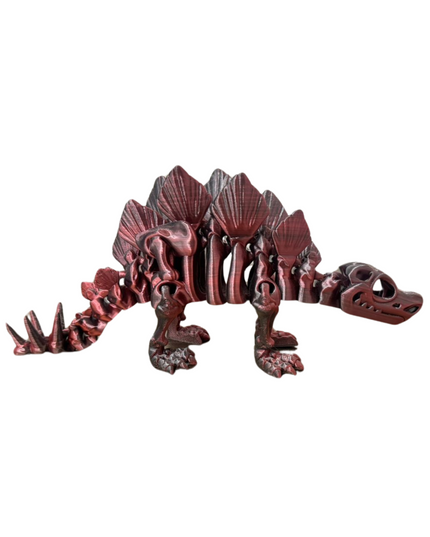 Estegosaurio Articulado Impreso en 3D | 17 Articulaciones | Toyverse 3D