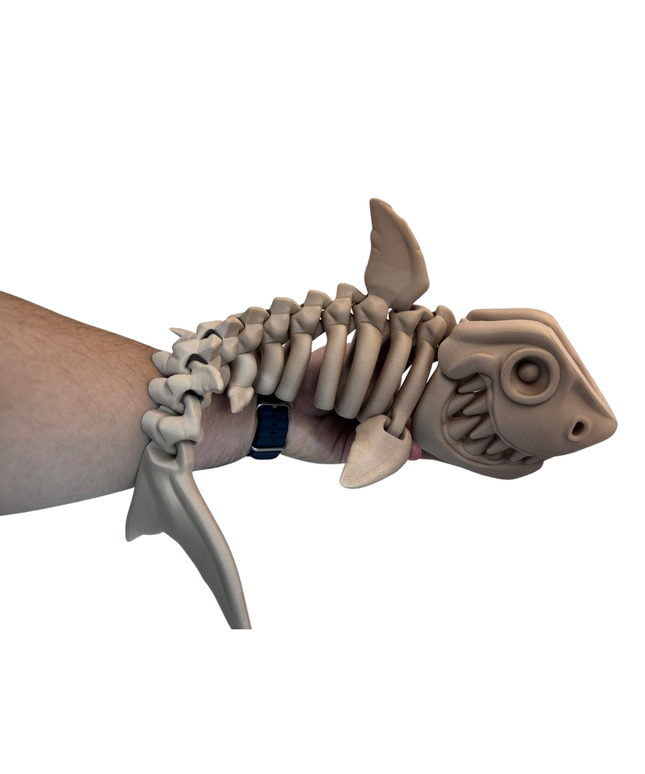 Megalodón Grande Articulado Impreso en 3D | 30cm | ToyVerse3D