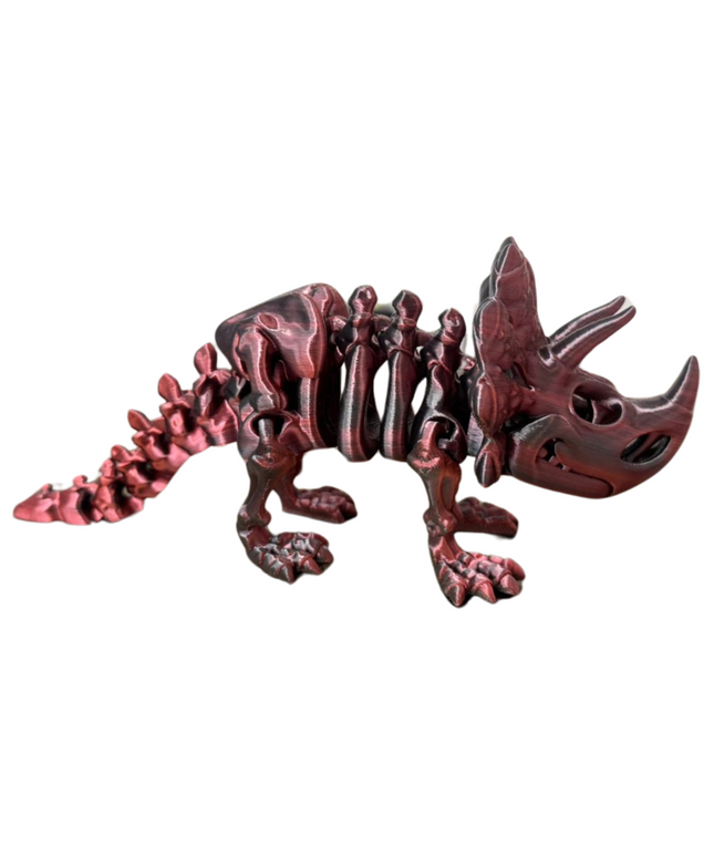 Triceratops Articulado Impreso en 3D | 12 Articulaciones | Toyverse 3D