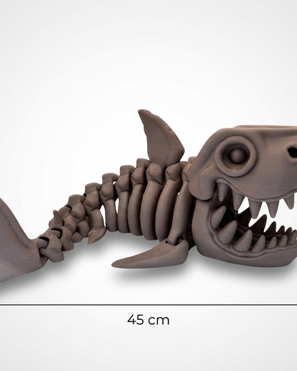 Megalodón Grande Articulado Impreso en 3D | 30cm | ToyVerse3D