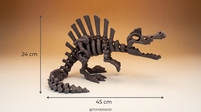 Espinosaurio Grande Articulado Impreso en 3D | 30cm | ToyVerse3D