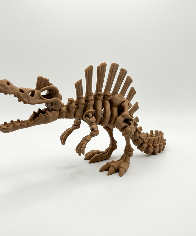 Espinosaurio Articulado Impreso en 3D | 29 Articulaciones | Toyverse 3D
