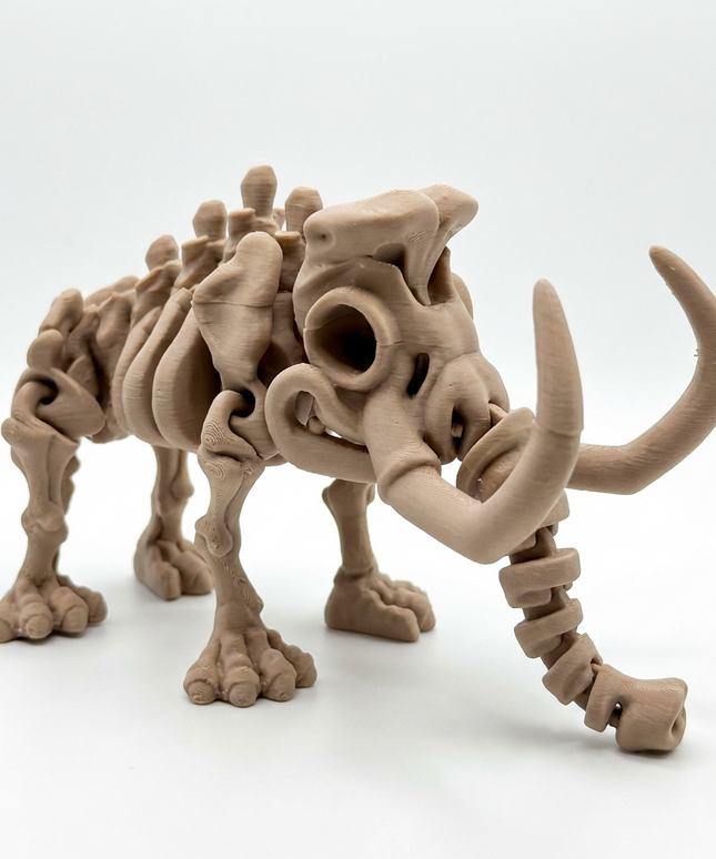 Mamut Articulado Impreso en 3D | 18 Articulaciones | Toyverse 3D