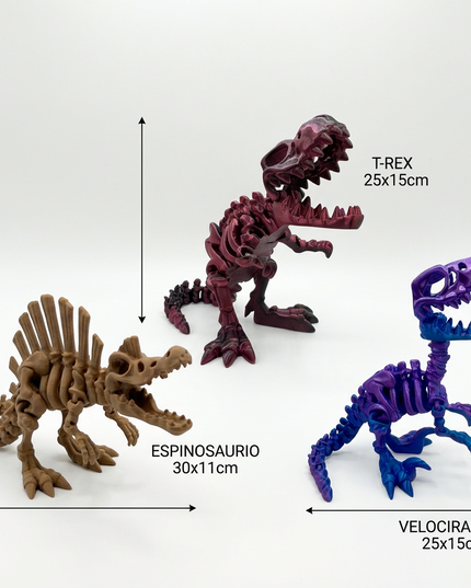 Pack Depredadores | 3 Carnívoros Articulados 3D | ToyVerse3D