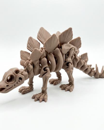 Estegosaurio Articulado Impreso en 3D | 17 Articulaciones | Toyverse 3D
