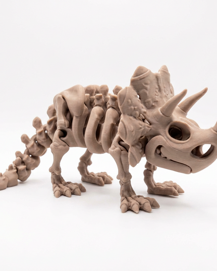 Triceratops Articulado Impreso en 3D | 12 Articulaciones | Toyverse 3D