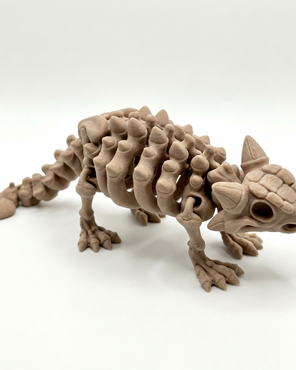 Anquilosaurio Articulado Impreso en 3D | 19 Articulaciones | Toyverse 3D