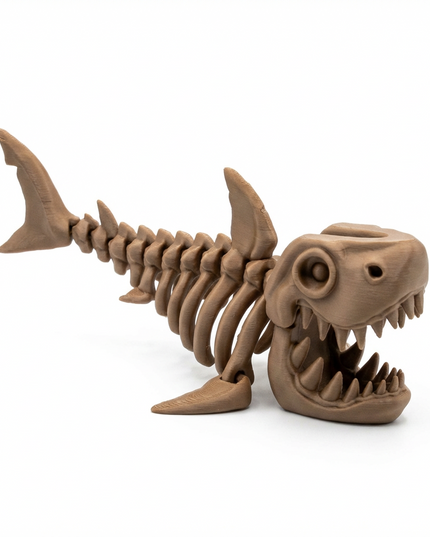 Megalodón Articulado Impreso en 3D | 14 Articulaciones | Toyverse 3D