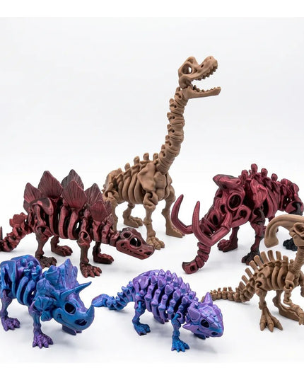 Pack Coleccionista | 6 Dinosaurios Articulados 3D | ToyVerse3D